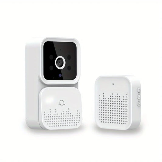 Wireless smart video doorbell 2.4GWiFi, 2-channel audio, night vision, SD card/cloud storage home security surveillance camera