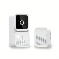 Wireless smart video doorbell 2.4GWiFi, 2-channel audio, night vision, SD card/cloud storage home security surveillance camera