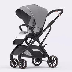 2024 New Arrival High View Portable Baby Stroller Ergonomics Seat Bassinet for Newborn One Hand to Recline Pram