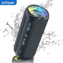 40W Wireless Bluetooth Speaker IPX7 Waterproof Powerful Sound Portable Party Outdoor Speaker with 30H Battery TWS Mode RGB Light