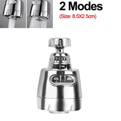 3Mode Universal Faucet Adapter Kitchen Aerator Shower Head Pressure Home Water Saving Bubbler Splash Filter Tap Nozzle Connector