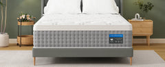 King Size Mattress 14 Inch- Gel Memory Foam with Individual Pocket Springs for Motion Isolation - Hybrid Bed Mattress