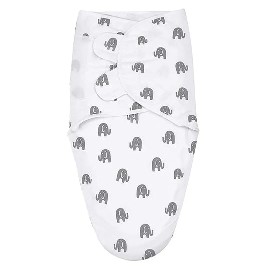 0-3M Newborn Baby Swaddle Wrap 100% Cotton Baby Sleeping Bag Stars Elephant Diaper Cocoon Swaddle Blanket Receiving Blankets