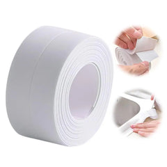 Caulk Tape Waterproof Toilet Caulk Strip 10.5 Ft X 1.5 Inch Caulk Sealer For Kitchen Countertop Bathroom Bathtub Toilet Shower