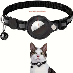 Airtag Pet Cat Collar with Bell Reflective Collar