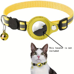 Airtag Pet Cat Collar with Bell Reflective Collar