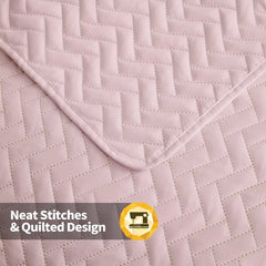 Lightweight Bedspread Ultrasonic  Pattern Light Coverlet for All Season Comforter Bedding Decor - 3 Piece Bed Cover Sets