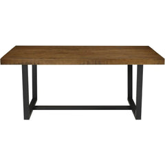 Andre Modern Solid Wood Dining Table, 72 Inch, Rustic Oak