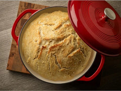 Enameled Cast Iron Round Dutch Oven, 6 Qt.,  Dutch Oven Cast Iron