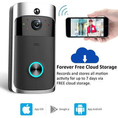 Video Intercom Doorbell Smart WiFi Video Doorbell Camera Night Vision Smart Home Security Outdoor Two Way Intercom Voice Change