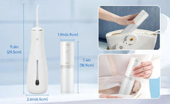 SEJOY Oral Irrigator Electric Water Flosser For Teeth Dental Oral Irrigator Portable Rechargeable Portable Teeth Cleaner