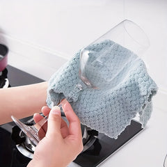 20Pcs/Pack Thickened Cleaning Cloths Wiping Rag Reusable Mirrors Window Glass Dish Washing Cloth Kitchen Towel Kitchen Cleaning