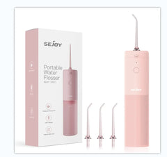 SEJOY Oral Irrigator Electric Water Flosser For Teeth Dental Oral Irrigator Portable Rechargeable Portable Teeth Cleaner