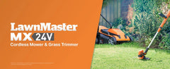 20VMWGT 24V Max 13-inch Lawn Mower and Grass Trimmer 10-inch Combo with 2x4.0Ah Batteries and Charger