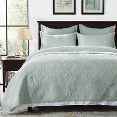 Bedding Set- Embossed, Bedspreads-Lightweight All Season Soft Microfiber Bedspread, Bed Coverlet for All Seasons