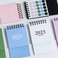 2025 Mini simple small desk calendar Desktop Calendar pocket portable calendar desktop decoration Home Office School Supplies