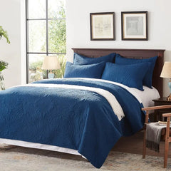 Bedding Set- Embossed, Bedspreads-Lightweight All Season Soft Microfiber Bedspread, Bed Coverlet for All Seasons