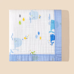 Baby Blankets 6 Layers 100% Cotton Gauze Breathable Infant Wrap Soft Absorbent Newborn Swaddle Blankets Cartoon Baby Bath Towel