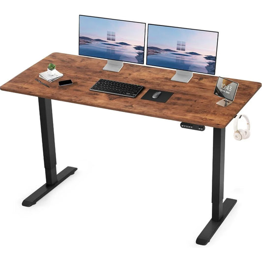 72 x 30 Inches Electric Standing Desk, Adjustable Height Stand Up Desk, Home Standing Workstation Computer Office Desk with