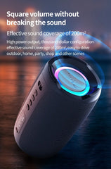 ZEALOT S61 Portable Bluetooth Speaker Double Diaphragm Wireless Subwoofer Waterproof Outdoor Sound Box Stereo Music Surround