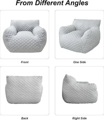 Giant Bean Bag Chair,Bean Bag Sofa Chair with Armrests, Large BeanBag Chair for Adults in Livingroom,Bedroom