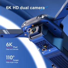 NEW V13 Mini Drone 4K HD Professional With 1080P Dual Camera 2.4G WIFi FPV Dron Foldable RC Quadcopter Gift Toy