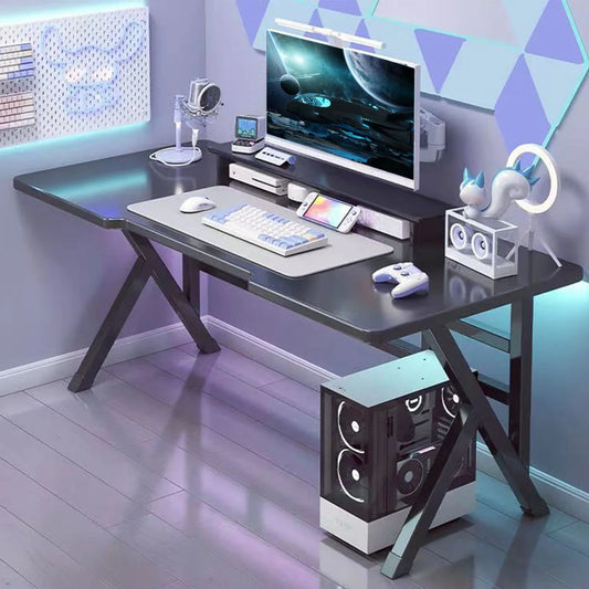 Gaming Desk Computer Desk Home Office Desk Extra Large Modern Ergonomic Black Table Gamer Workstation