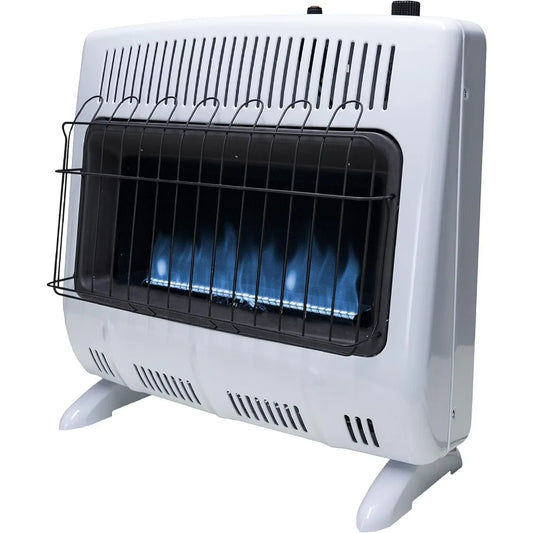 Vent Free Blue Flame Natural Gas Heater , White