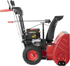 Snow Blower Gas Powered 24 in. 2-Stage 212cc Engine with Electric Start LED Light Self Propelled