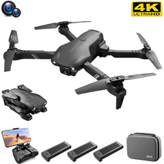 NEW V13 Mini Drone 4K HD Professional With 1080P Dual Camera 2.4G WIFi FPV Dron Foldable RC Quadcopter Gift Toy