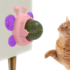 Catnip Wall Roller Safe And Healthy Cat Molar Catnip Balls Easy To Use Fun Interactive Cat Lick Chew Toy For Indoor Use