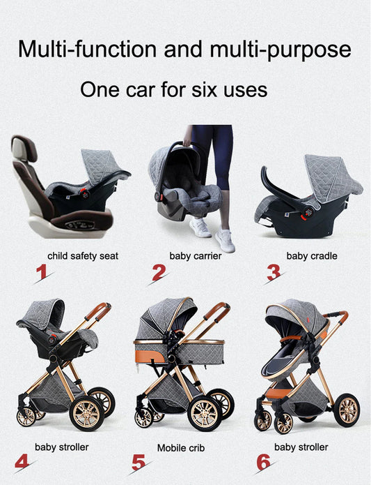 baby stroller 3 in 1 Stroller for baby car lightweight strollers Baby carriage ISOFIX BASE Baby Travel Stroller Newborn Stroller