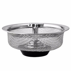 1PCS Kitchen Sink Filter Stainless Steel Mesh Sink Strainer Filter Bathroom Sink Strainer Drain Hole Filter Trap Waste Screen