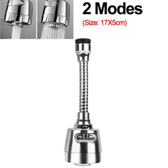 3Mode Universal Faucet Adapter Kitchen Aerator Shower Head Pressure Home Water Saving Bubbler Splash Filter Tap Nozzle Connector