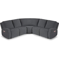 Extra Large Reclining Sectional Couch Covers, L Shape Sectional Sofa Corner Seater, Thick, Soft Sofa Slipcovers