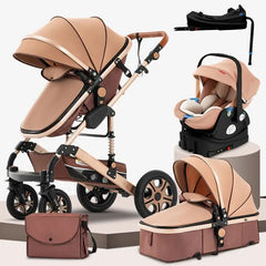 Baby Stroller Combo Car Seat Travel System Wagon Stroller Free Shipping Pram Portable  baby Carriage Bassinet Pram