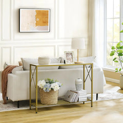 Console Table entryway Table Narrow Sofa with Shelves Entrance for Hallway Entryway Living Room Foyer