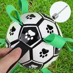 Dog Football Toy Pet Dog Outdoor Training Toys Dog Interactive Toy For Small Medium Breeds Soccer Ball Funny Dog Bite Chew Toys