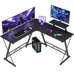 Mr IRONSTONE Gaming Furniture,gamer Desk,gaming Desk,L Shaped Gaming Desk Corner Computer Deskcomputer Desk Thick Tables & Desks