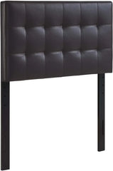 Headboard ,Tufted Faux Leather Upholstered King Headboard in Black ,suitable for A Kid's Bedroom, Guest Room, or College Dorm