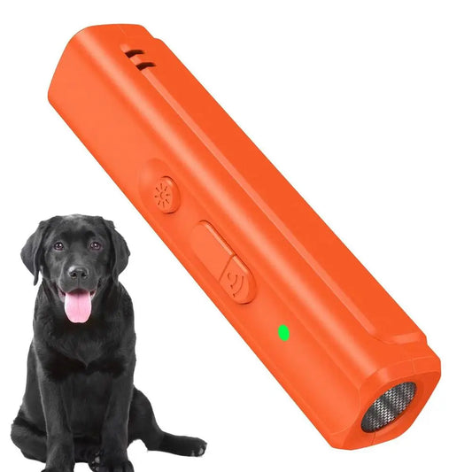 Dog Bark Stopper Portable Dog Training Tool 32 Feet Range Rechargeable Device For Indoor & Outdoor Dogs Stops Dog Bad Behavior