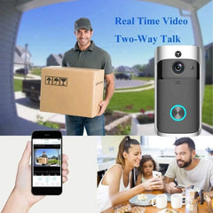 Video Intercom Doorbell Smart WiFi Video Doorbell Camera Night Vision Smart Home Security Outdoor Two Way Intercom Voice Change