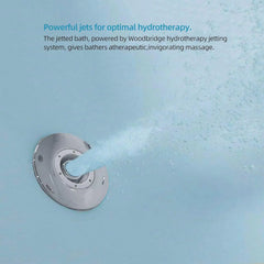 Whirlpool Water Jetted and Air Bubble Freestanding Heated Soaking Combination Bathtub Air Massage High Performance Pump