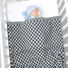 Baby Blankets Cotton Knitted Newborn Stroller Bedding Swaddle Wrap Quilts Fashion Toddler Throw Crib Cover Plaid blanket