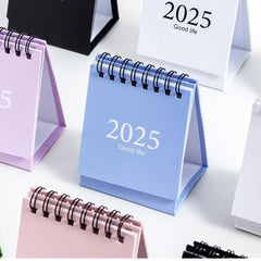 2025 Mini simple small desk calendar Desktop Calendar pocket portable calendar desktop decoration Home Office School Supplies