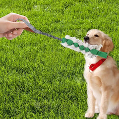 Dog Tug Toy Fun Squeaky Dog Chew Toys Pet Supplies Puppy Rope Toy With Elastic Drawstring Interactive Puppy Teething Toy For