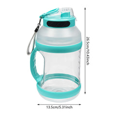 2l Rechargeable Blender, Fresh Fruit Juicer, USB Portable Juicer Bottle- Blue