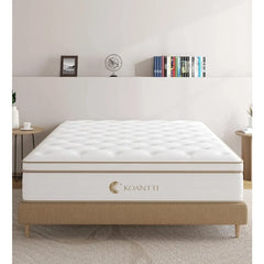 King Size White Mattress Memory Foam 12 Inch King Mattresses in A Box,Breathable Comfort,for Sleep Supportive Pressure Relief.