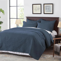 Bedding Set- Embossed, Bedspreads-Lightweight All Season Soft Microfiber Bedspread, Bed Coverlet for All Seasons