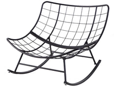 Patio Rocking Papasan Chair, Outdoor & Indoor Egg Reading Chair, Oversized Royal Comfy Cozy Lounge Rocker Recliner with